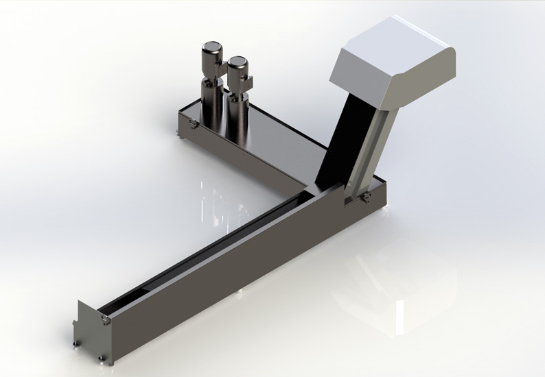 Coolant Tank Swarf Conveyor